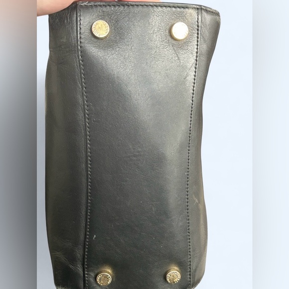 Michael Kors Hamilton Leather Satchel – Black | Strap Included - Picture 9 of 9